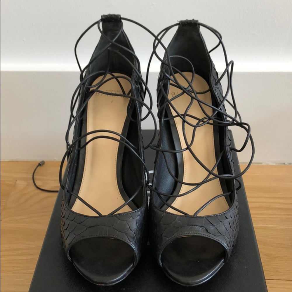 Alexandre Birman lace up heels